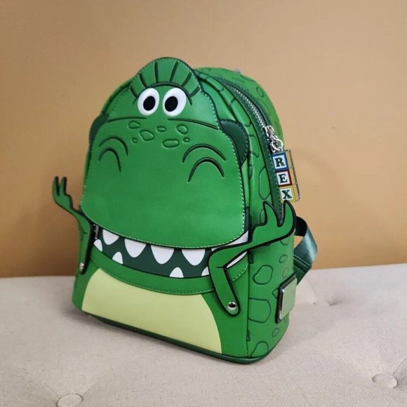 Loungefly Disney Pixar Toy Story Rex Cosplay Mini Backpack NYCC Exclusive NEW - Picture 8 of 13